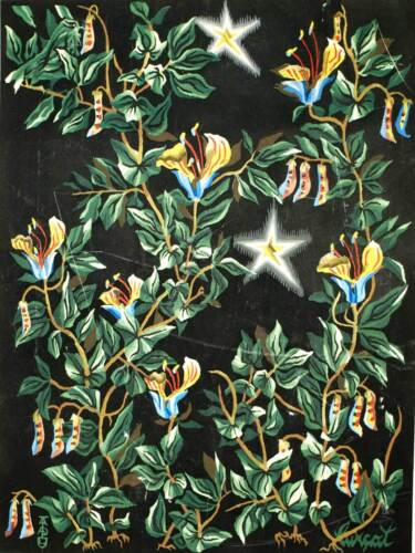 Affiche originale de LURCAT Jean Épreuve signée avec envoi, procédé Jacomet 1950 - Imagen 2 de 8