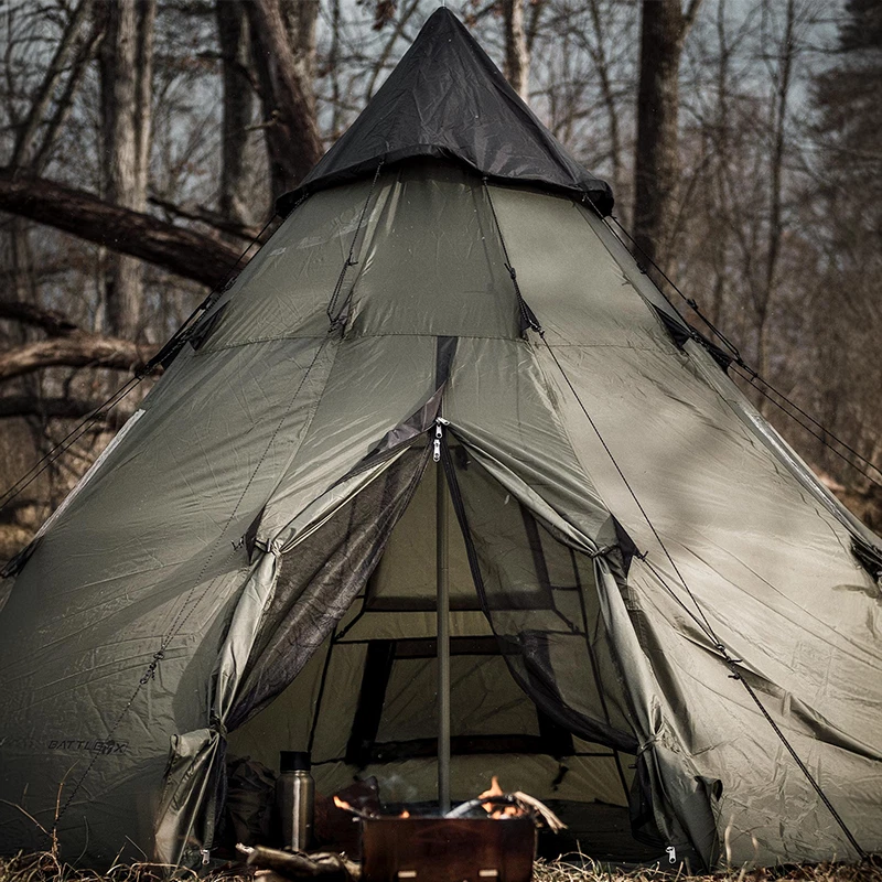Tipi de tienda de campaña BattlBox Tupik para 2 personas con ventilación y protección contra insectos Foto 3 de 4