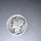 1943 Mercury Dime 10C Silver 0.9 Fineness Business Strike Philadelphia