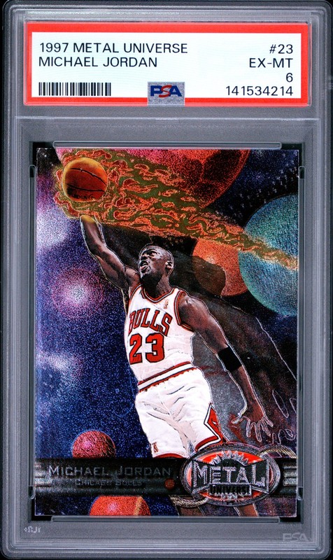 97-98 Michael Jordan Metal Universe - Michael Jordan Cards