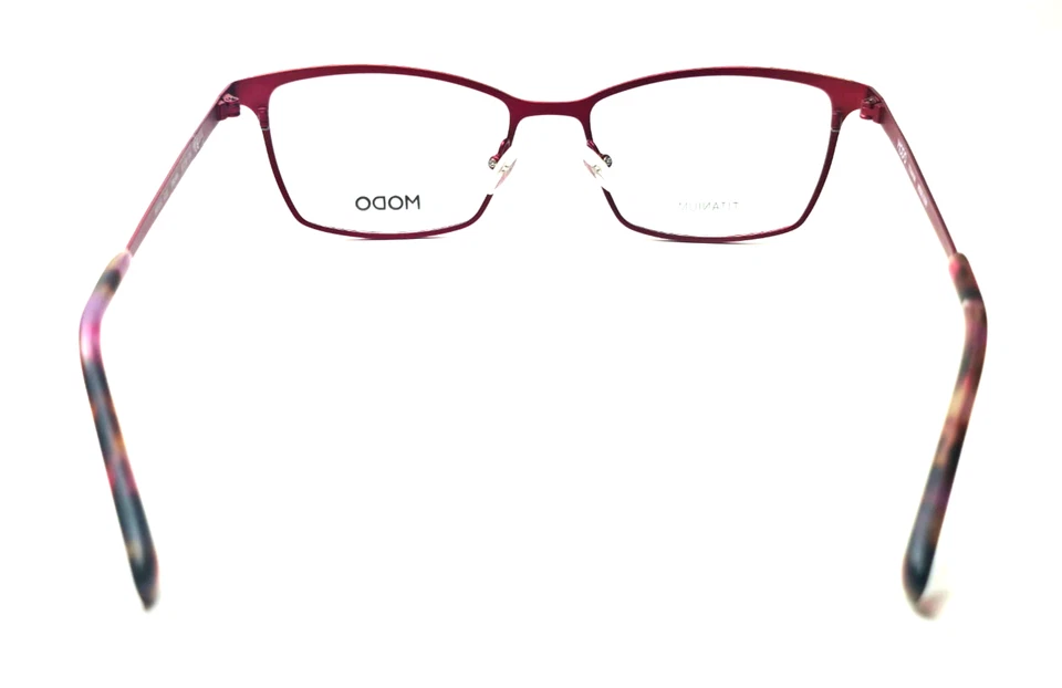 MODO 4222 CIRUELA ESTRECHA MUJER NUEVO AUTÉNTICO BORDE COMPLETO MONTURAS DE GAFAS 51-16-138 Foto 4 de 4