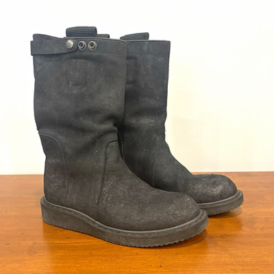 Rick Owens Black Creeper Boots Size 40 IT
