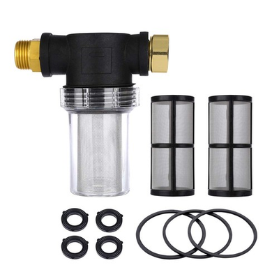 #ad Inline Garden Hose Inlet Filter For Pressure Washer 40 Mesh 100 Mesh Screen $25.40