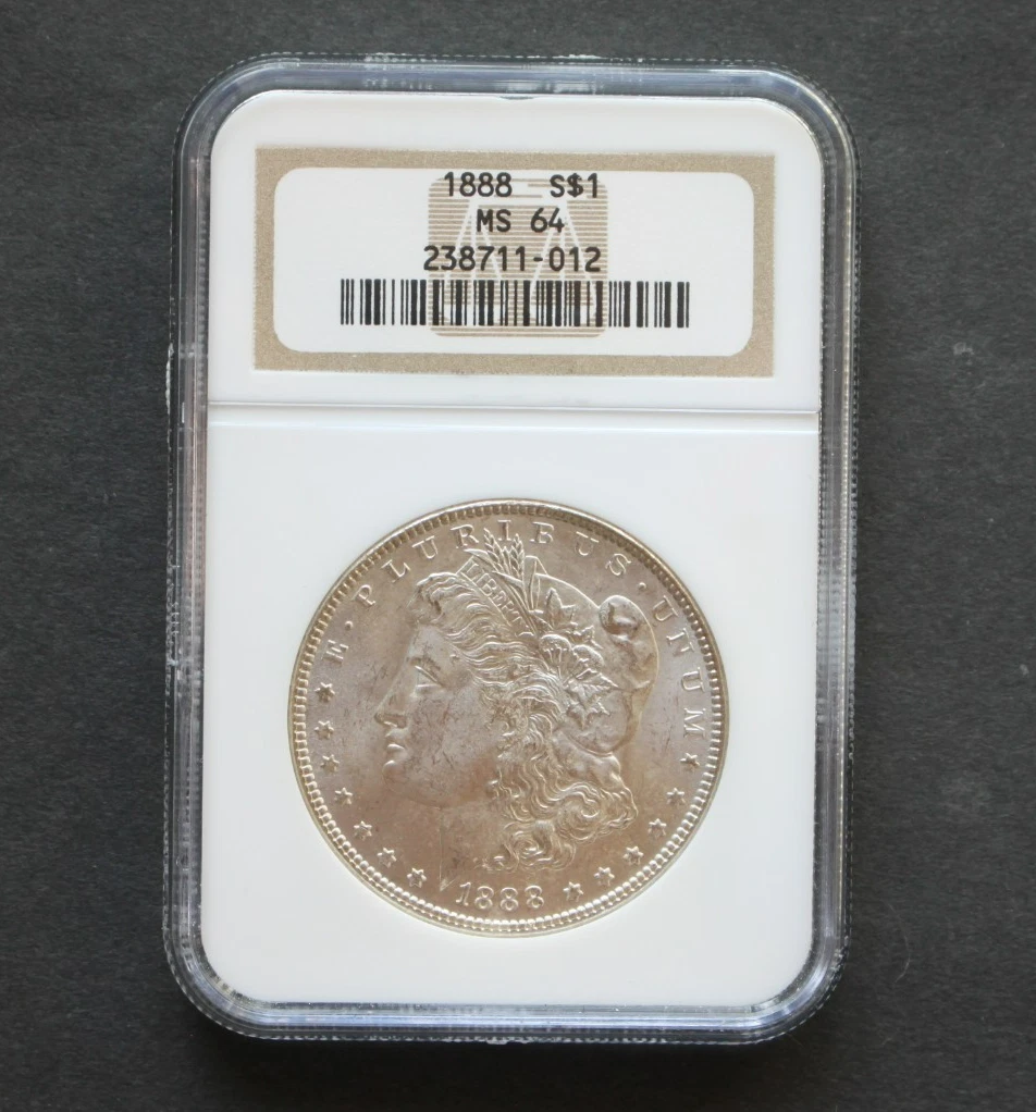 MS 64 Graded 1888 Year Morgan US Dollars (1878-1921) for sale | eBay