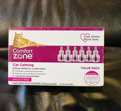 Comfort Zone Cat Calming Pheromone Diffuser - 100538643 (6 Pack)