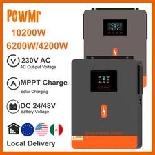 230Vac MPPT Charge Solar Power Hybrid Inverter Local Fast Delivery Fit Lifepo4