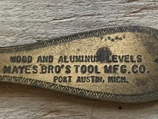 Maye’s Brothers Promotional Letter Opener Port Austin Michigan