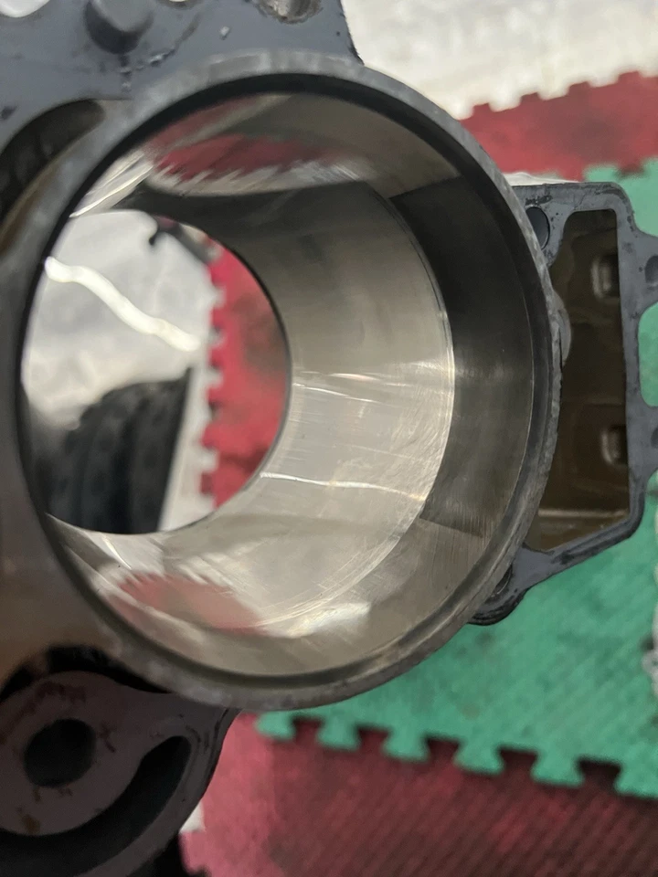 2007 06-08 Kawasaki Ninja 650R EX650R Cylinder Barrel Jug Piston Engine Motor - Image 2 of 4