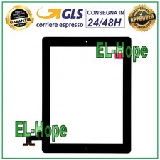 TOUCH SCREEN PER APPLE IPAD 2 WIFI 3G A1395 A1396 A1397 VETRO NERO + TASTO HOME