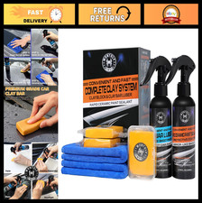 Heavy Duty Car Clay Bar Kit With Synthetic Lubricant Ceramic Coating Spray - U