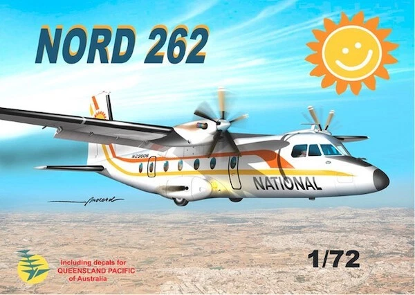 Mach 2 1/72 Model Kit GP.114NAT Nord N262 (National and Queensland Pacific of Au