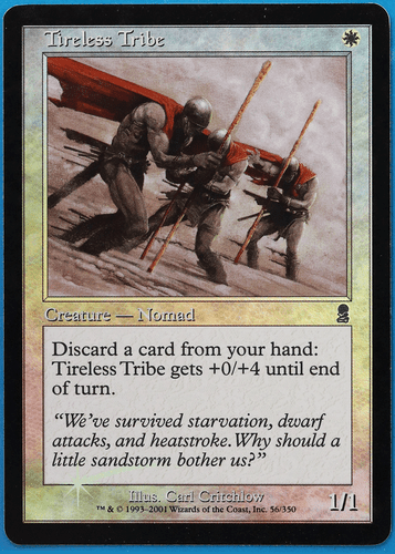 Tireless Tribe FOIL Odyssey PLD Blanco Común TARJETA MÁGICA (ID# 498250) ABUGames - Imagen 1 de 2