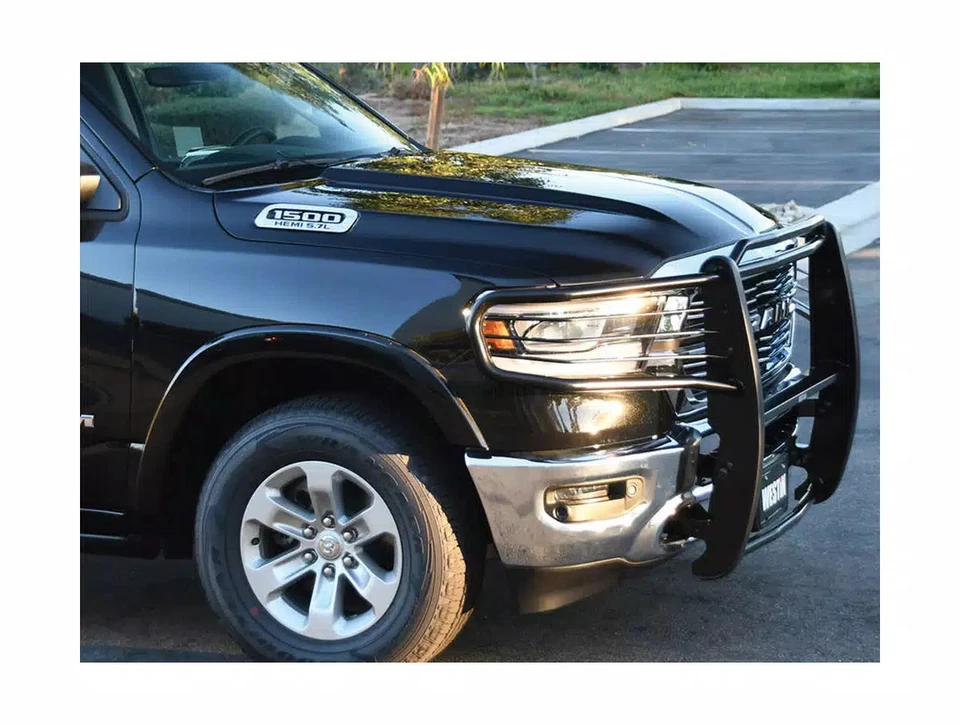 Westin Sportsman Black Grille Guard K1500 Black Double Hood Bar 40-0085 Foto 2 de 4