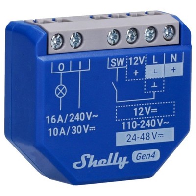 Shelly 1 Gen4 Smart Schalter Relais Zigbee Matter WiFi Bluetooth 1 Kanal 16A