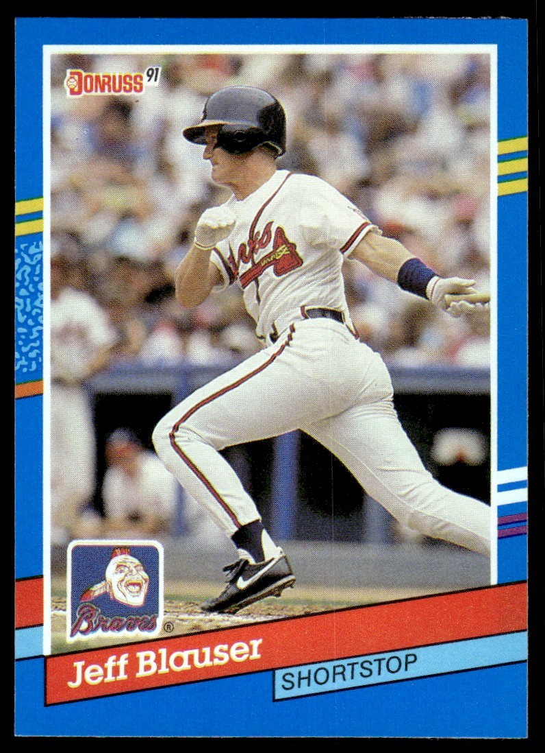 1991 DONRUSS JEFF BLAUSER #229 ATLANTA BRAVES 2726