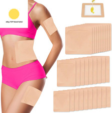 30Pcs Castor Oil Pack Wrap,Anti Oil Leak Self-Adhesive Caster Oil Packs,Organic