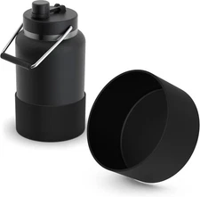 Jmoe USA Boot for RTIC Jug | Silicone Sleeve Half-Gallon, Black, Half-Gallon 