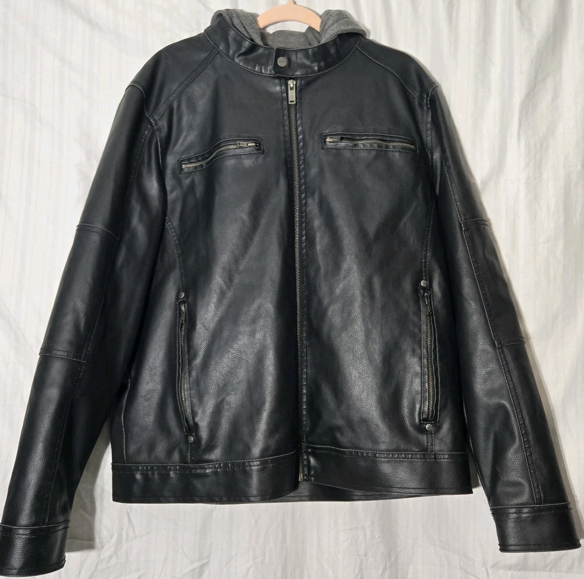 GUESS Leather Jacket products for sale | eBay