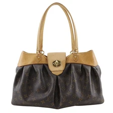 Louis Vuitton Boetie Mm Monogram Tote Bag Women Brown One Size
