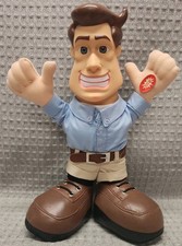 Mr. Wonderful Talking Doll Plush Toy 2003 13" Tested 16 Phrases Funny WORKING