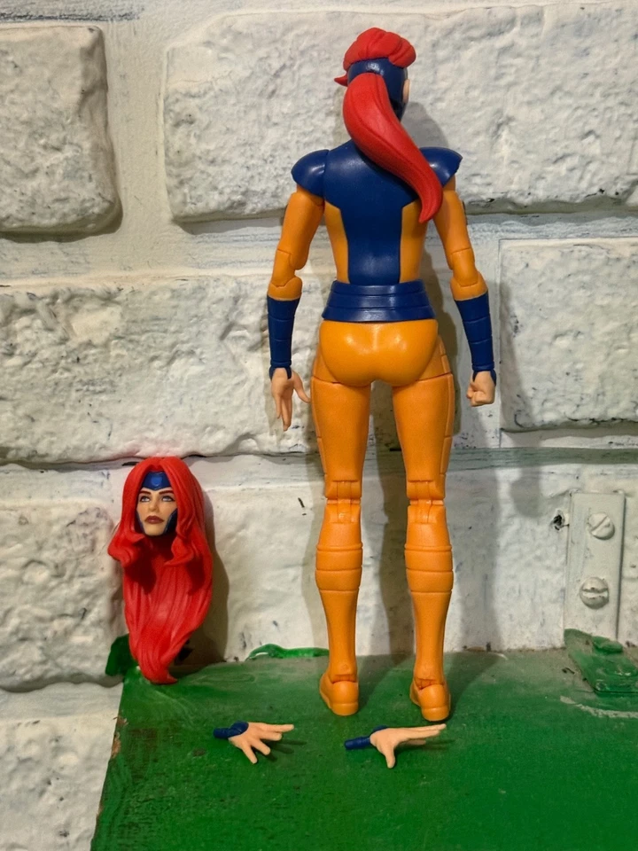 Figura de acción retro Jean gris Marvel Legends X-Men 97 ✅ Foto 2 de 2