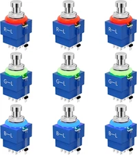 Daiertek 5Pcs 1590B Guitar Pedal Enclosure Aluminum Diecast Stomp Box Case 112X6