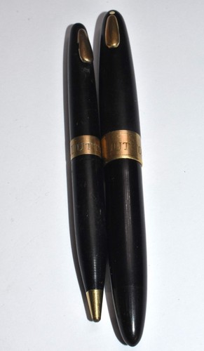 Set penna stilografica e matite vintage Sheaffer Tuckaway made in USA oro 14k