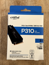 Crucial P310 2TB PCIe Gen4 NVMe 2280 M.2 Soli...
