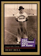 1991 ENOR Pro Football HOF Bert Bell Pittsburgh Steelers #9B