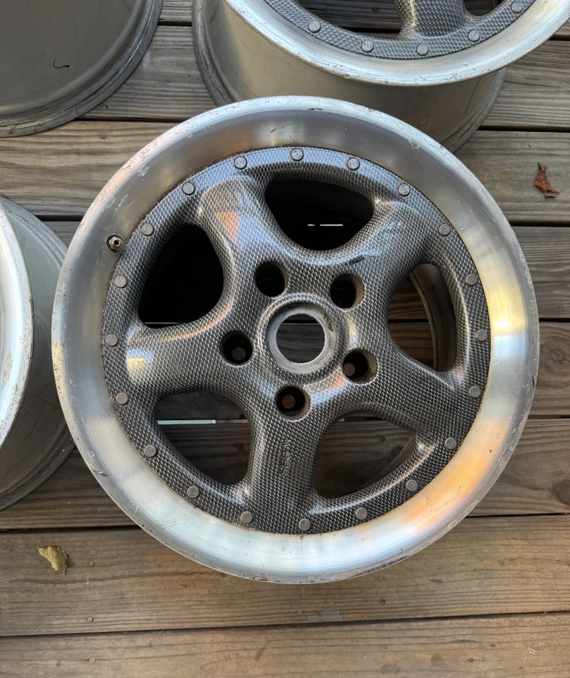 Set of (4) 2 Piece 17x8 BBS MODA M2 5X120 Wheels Rims ET12 ET 12 - Image 2 of 4