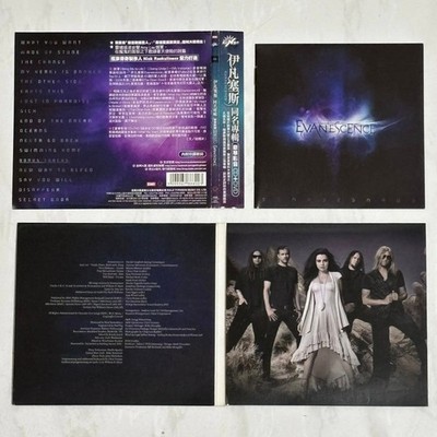Evanescence 2011 Self-Titled Album Taiwan OBI Deluxe Edition CD+