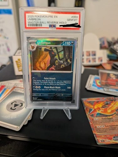 PSA 10 Umbreon (Master Ball Pattern) 059/131 Sv: Prismatic Evolutions NEW CERT