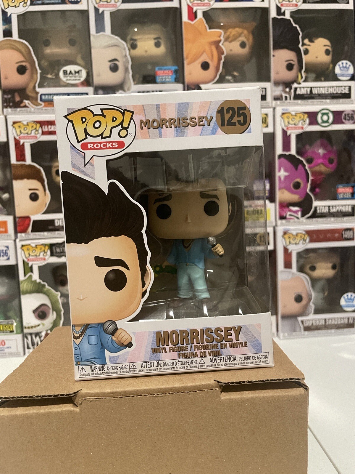 2019 Morrissey 125 Funko Pop Rocks! Vinyl Figure. With Protector!