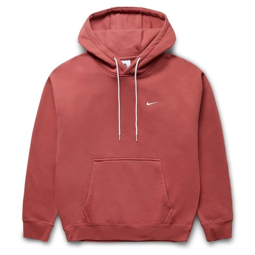 Nike Nikelab NRG Solo Swoosh Fleece Hoodie Mens 2XL CV0552-691 Canyon Rust NEW - Picture 7 of 12