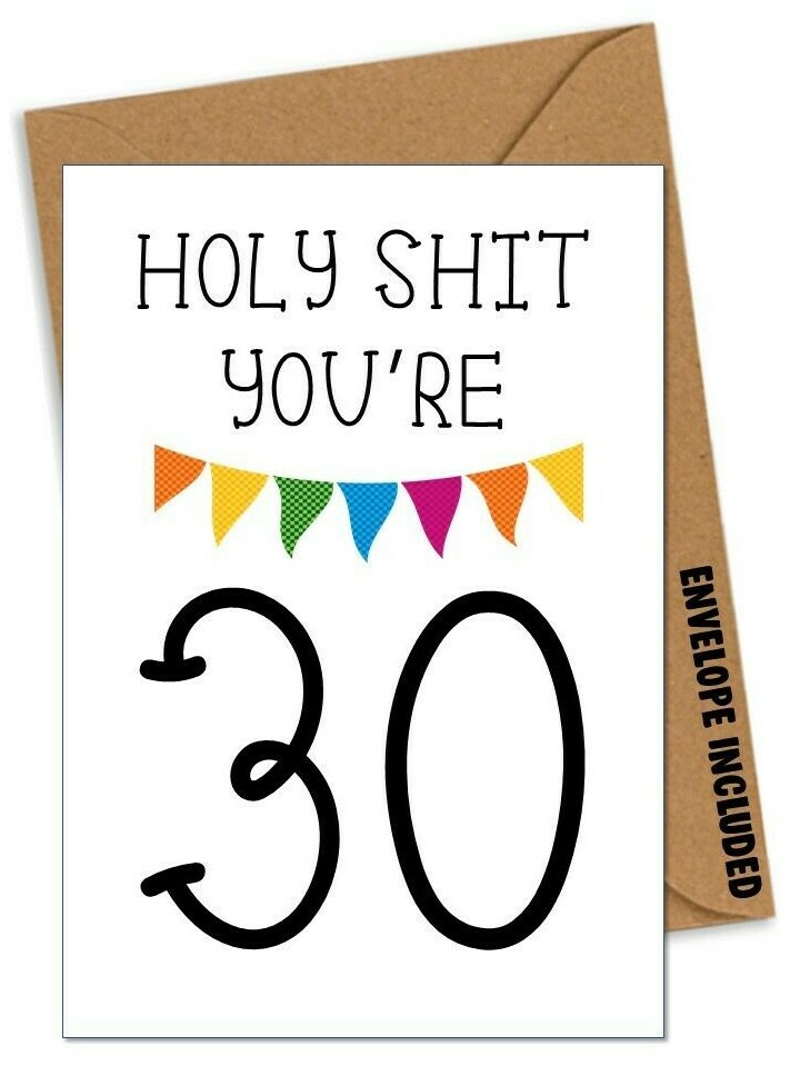Funny HAPPY 30th BIRTHDAY Grandson Daughter Granddaughter Sister Son Brother /AV | eBay funny-happy-30th-birthday-grandson-daughter-granddaughter-sister-son-brother-av-ebay