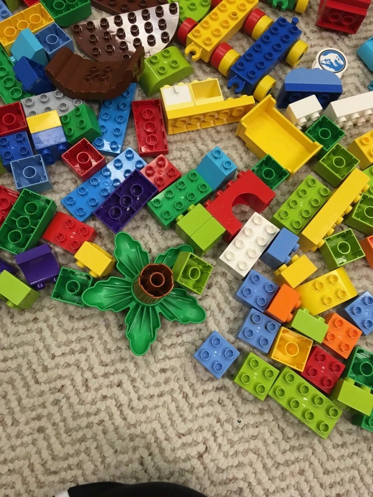 LEGO DUPLO 200+ 4LBS Bricks Windows Mixed Blocks Wheels Building Lot Flowers Abc Popularna wysoka jakość