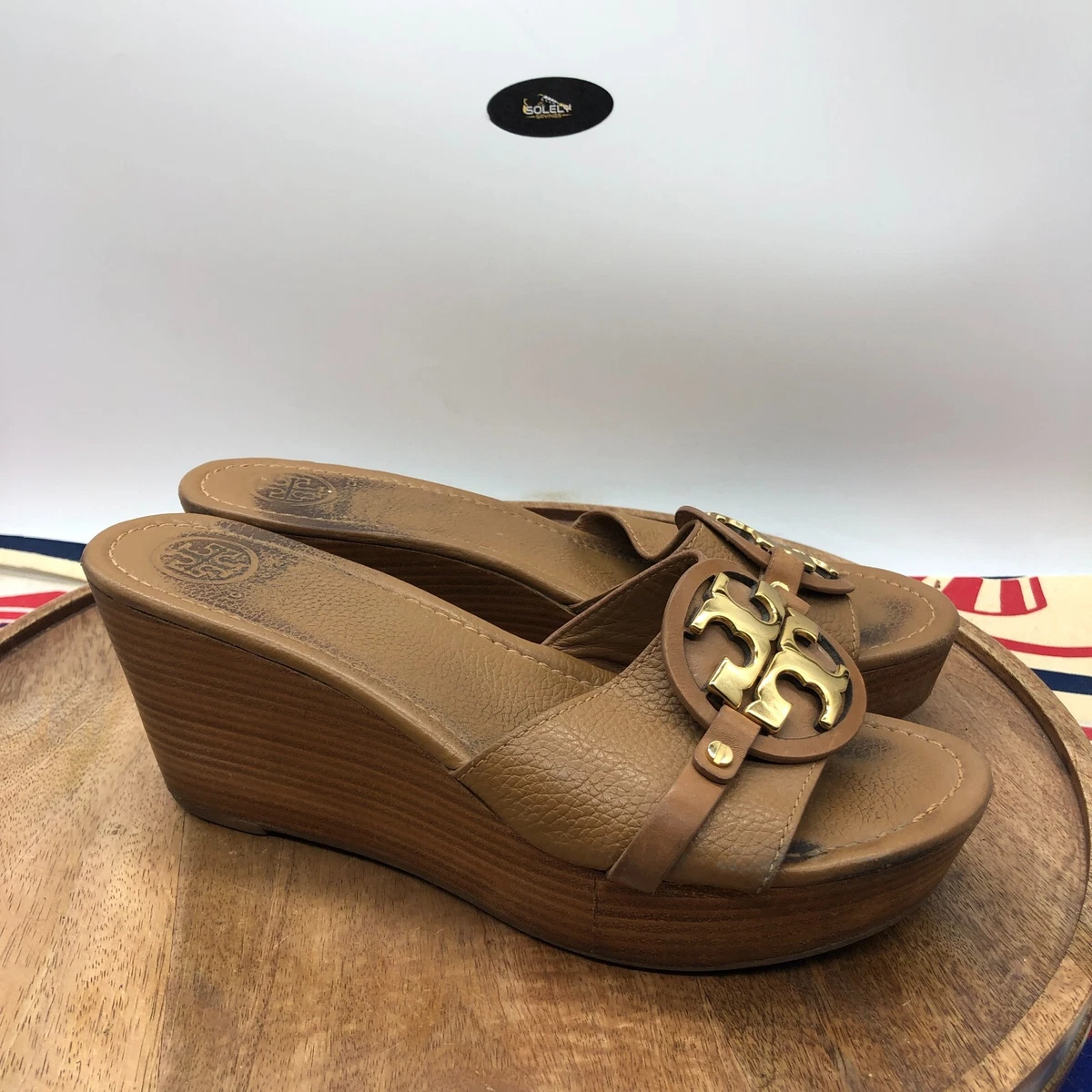 Tory burch shop wedge sandals