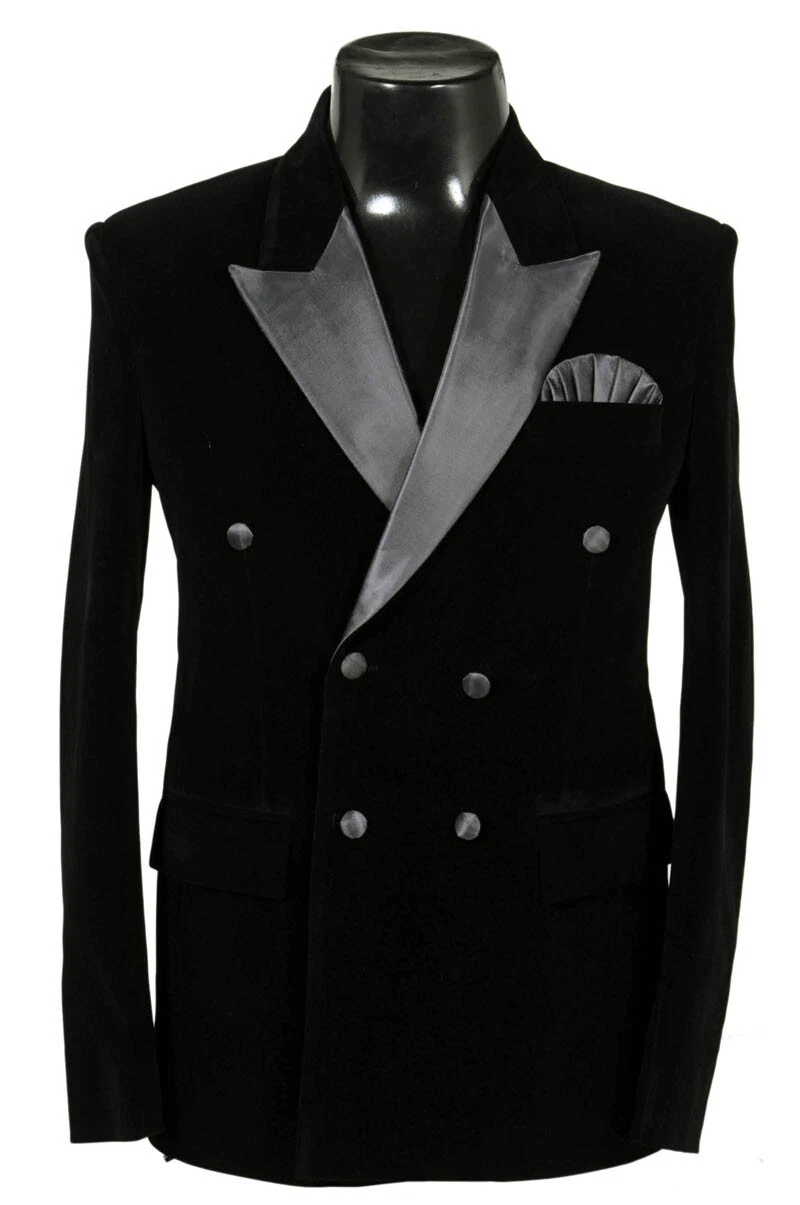 Men Black Smoking Jackets Designer Tuxedo Wedding Party Wear Blazers Coats UK