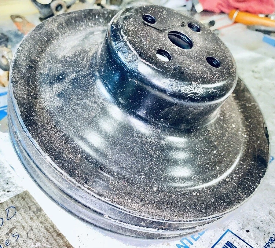 1967-19 68 Camaro 396-427 2 groove #3900434AB pulley gm original - Image 4 of 4