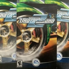 Need For Speed Underground 2 PS2 PlayStation 2 Instruction Manual Only