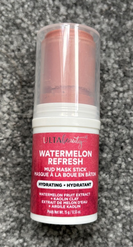 Ulta Beauty Watermelon Refresh Mud Face Mask Stick NEW .53 oz Hydrating Clay