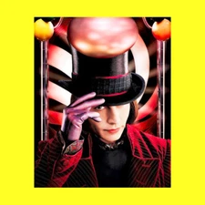 Johnny Depp - Charlie & The Chocolate Factory - 8x10 Photo Printed at a Lab.