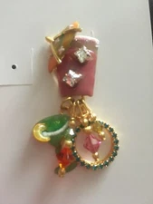 Lunch at the Ritz Pool Drinks pierced earrings "Pool Drinks" New on card