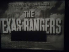 16mm The Texas Rangers Geroge Montgomery Gale Storm Jerome Courtland 1951