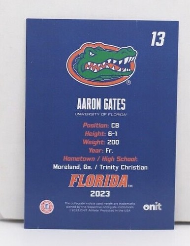 🏈🏈 GATORS ONIT University of Florida Football Pick your single card 2023 🏈 - Picture 40 of 190