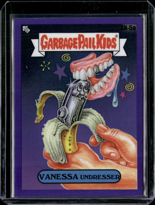 2024 Topps Chrome Garbage Pail Kids 7 #AN-5A VANESSA Undresser Purple Refractor