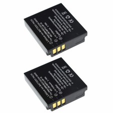 TWO Batteries for Panasonic CGA-S005 CGA-S005A CGA-S005A/1B CGA-S005E DMW-BCC12