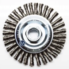 4" Stringer Bead Wire Wheel - Stainless Steel
