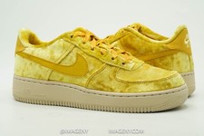 NIKE AIR FORCE 1 LOW NEW SIZE 6Y VELVET MINERAL GOLD LASER ORANGE 849345-700