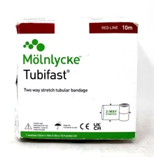 Molnlycke 2434 Tubifast Red Tubular Dressing Small Limbs 1/BX Exp 12/27+